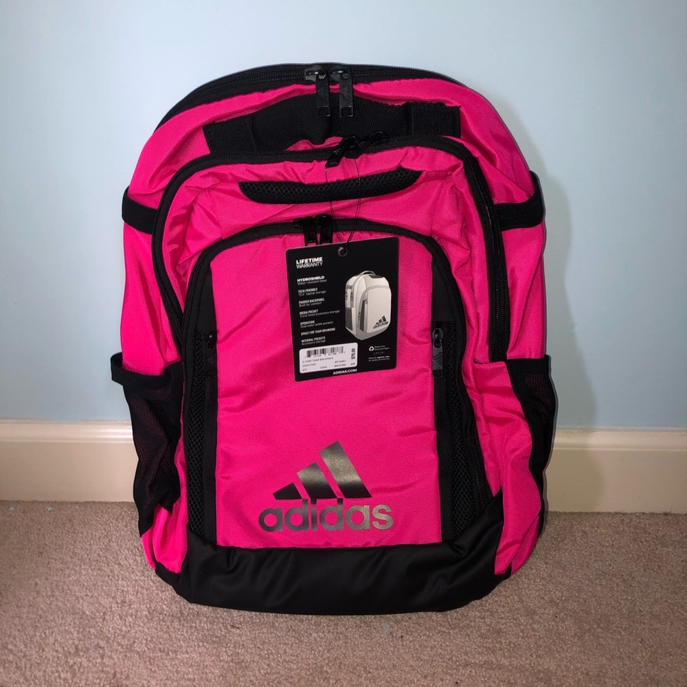 Pink Adidas Backpack